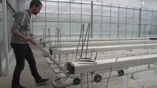 Pipe rail trolley buisrailkar deense container