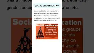 what is Social Stratification?