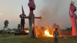 1 सेकंड में फट गया रावण | Dussehra Celebration Rurka Kalan | Rurka kalan Dussehra | Ravan Dahan