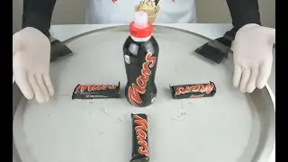 Mars chocolate and drink - (Ice Cream Roll Express) how to make mars candy ice cream roll (ASMR)