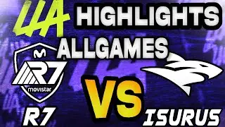 RAINBOW7 VS ISURUS GAMES HIGHLIGHTS - LEAGUE OF LEGENDS - LLA PLAYOFFS 2024