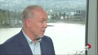 BC NDP Leader John Horgan interviewed by Global's Keith Baldrey