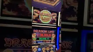 RETRIGGER AFTER RETRIGGER!!! DRAGON LINK HAPPY AND PROSPEROUS! 🎰 #hardrocktampa #dragonlink