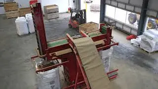 Наполнение мешков Ton Bag с помощью машины для наполнения больших мешков и контейнеров UniFill | Tong Engineering