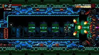 Cyber Shadow - How Defeat Tunnel Cleaner mid boss