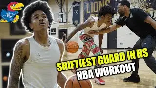 How to Train like a Pro w/ Coach DJ Link Academy Kansas Commit Labaron Philon