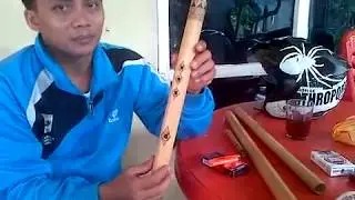 3 instrumente de suflat traditionale Minangkabau - bansi, saluang si sampelong