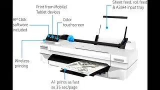 HP Designjet T130 24 inch Large Format Printer Review