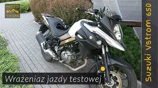 Suzuki V-Strom 650 - wrażenia jazda testowa