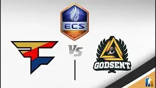CS:GO - FaZe vs GODSENT - Map 1 [Inferno] - ECS Season 4 Europe