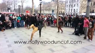 extreme street dancers in Paris