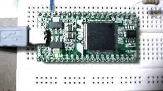 Xula-200 FPGA blinks an LED