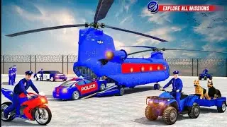 Transport Truck cars Simulator -Sami truck Police escort