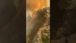 Los Angeles fire view from helicopter #short #news #breakingnews #losangeles #fires #usa #america