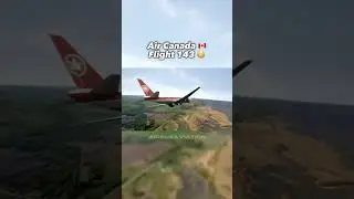 Air Canada 143 🇨🇦✈️  - #aviation #airline #pilot #drift #planes #avgeek #crash #avgeeks #plane