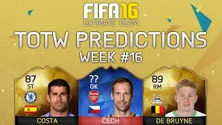 Прогнозы FIFA 16 TOTW 16! футов. Рекордсмен Чех, ИФ Коста, ТИФ Де Брюйне и другие!