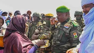 🇳🇪 Arriv&eacute;e du G&eacute;n&eacute;ral Tiani &agrave; Arlit : Accueil Triomphal du jamais vu !