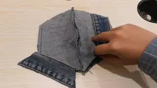 Diy mask using jeans!!!