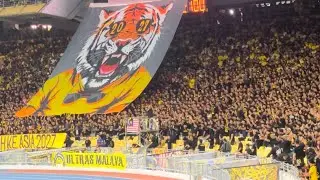 Aksi Ultras Malaysia | MALAYSIA 4 - 0 VIETNAM KELAYKKAN PIALA ASIA 2025