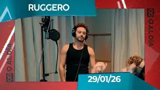 RUGGERO MOSTR&Oacute; C&Oacute;MO GRAB&Oacute; 