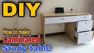 DIY How to Make | Laminated  Study Table | Paano Gumawa ng Study Table | chit-man channel
