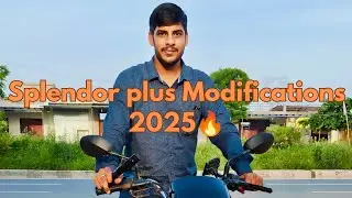 Splendorplus modifications 2025🔥 Modified hero splendor ❤️ Useful Bike gadgets #splendor #modified