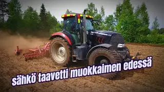 Case peltohommissa | Case IH 145 Puma