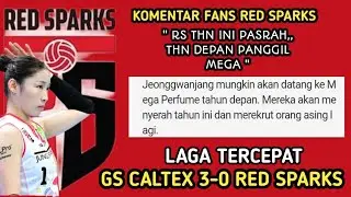 KOMENTAR FANS RED SPARKS HARI INI | RED SPARKS VS GS CALTEX #volikorea