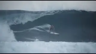 Matthew McGillivray barreled in big, perfect Sozinhos waves - Indo surf trip  from South Africa