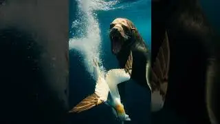 가넷 새 vs 바다사자,  Garnet bird Vs sea lion, #가넷 새 #바다사자 #Garnet bird #sea lion