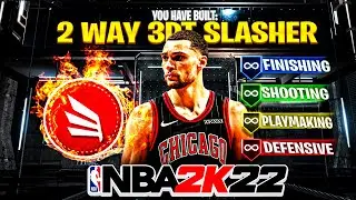 *NEW* ZACH LAVINE BUILD IN NBA 2K22!! BEST SHOOTING GUARD SHOOTING GUARD BUILD IN NBA 2K22!!!