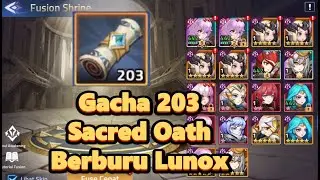 Gacha 203 sacred oath berburu lunox diakun bawang3 - Mobile legends adventure