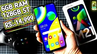 Samsung Galaxy M21 full review in hindi | super amoled display | 6000 mah battery | exynos 9611 pro.