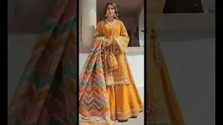 Beautiful Sharara suits design #shorts​ #shortsfeed  #shortvideo​ #fashion​ #sharara #gharara