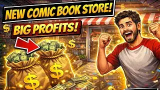 Comic Book Store Simulator Day 2 | First Profit & New Customers!