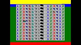 1 pixel scroll demo with colored border for performance assessment