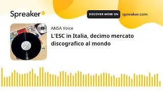 L'ESC in Italia, decimo mercato discografico al mondo