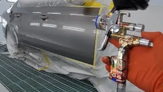 spraying vw with satajet