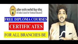 FREE Diploma Courses from AICTE for all Engineers.