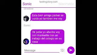 Parte 3 el chat de las parejas de sonbug shabug y spiderbug🖤💙🐞🕸🕷💕🌹