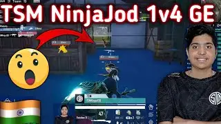 🇮🇳 TSM NinjaJod 1v4 Global ESports 😱| TSM NinjaJod Is On Fire 🔥| TSM vs Global eSports |#tsmninjajod