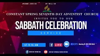 Sabbath Celebration || Constant Spring SDA || 1.21.23