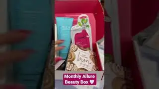 Monthly Allure Beauty Box! Game changer for skin routine!!!! #allure #subscriptionbox #skincare