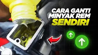 Cara Ganti Minyak Rem Motor di Rumah, Cuma Modal Obeng dan Selang!