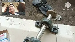 tutorial cara ganti #Bering# UC205-16 mesin potong #batu# akik