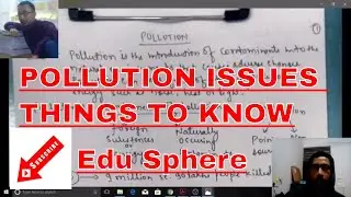 Pollution : Complete analysis/ pollutants/ origin/evolution