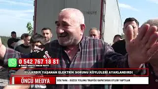 YILLARDIR YAŞANAN ELEKTRİK SORUNU KÖYLÜLERİ AYAKLANDIRDI