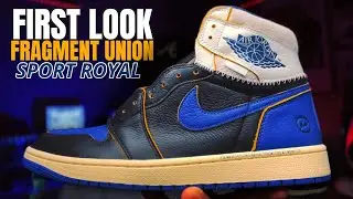 FIRST LOOK UNION FRAGMENT JORDAN 1 HIGH SPORT ROYAL  IS THIS THE  BEST COLOR WAY?