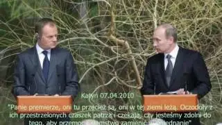 Fragment przemówienia Donalda Tuska w Katyniu. 07.04.2010 r.