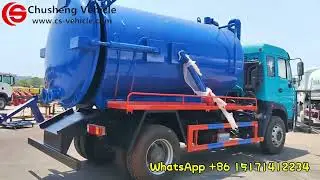 Sinotruk Howo Sewage Suction Truck with Jurop vacuum pump